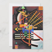 カンディンスキー – 上離れと, カード (裏面)