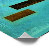 カンディンスキー – 両ストライプの方 ポスター (角)