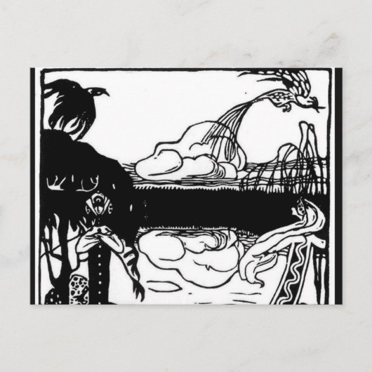 カンディンスキー – 二鳥 ポストカード (正面)