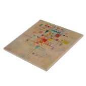 カンディンスキー – 優雅な上昇 タイル (側面)