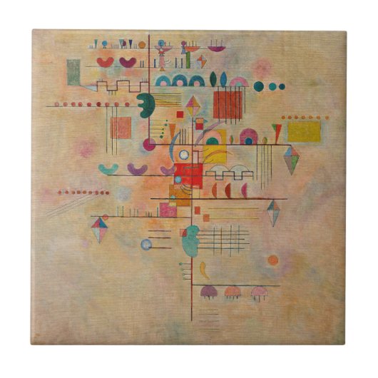 カンディンスキー – 優雅な上昇 タイル (正面)