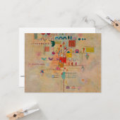カンディンスキー – 優雅な登人気がある絵画り カード (正面/裏面インサイチュ)