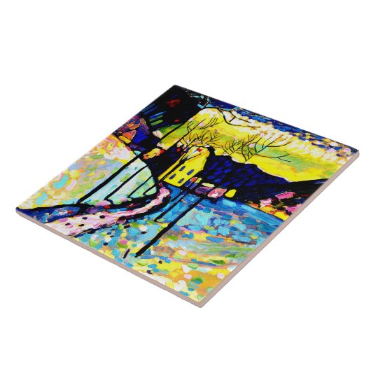 カンディンスキー – 冬の風景 タイル (側面)