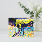 カンディンスキー – 冬の風景 ポストカード (スタンド正面)