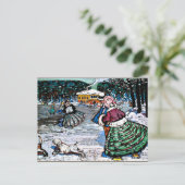 カンディンスキー – 冬(スケーター) ポストカード (スタンド正面)