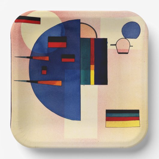 カンディンスキー – 冷静 ペーパープレート (正面)