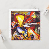 カンディンスキー – 即興11,抽象芸術アート カード (正面/裏面インサイチュ)