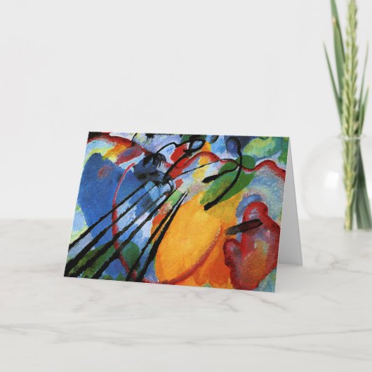 カンディンスキー – 即興26, カード (正面)