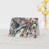 カンディンスキー – 即興28 カード (黄色い花)