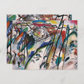 カンディンスキー – 即興28 ポストカード (正面/裏面)