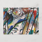 カンディンスキー – 即興28 ポストカード (裏面)