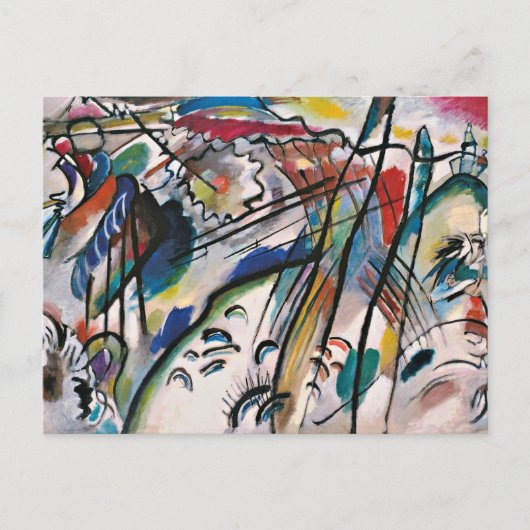 カンディンスキー – 即興28 ポストカード (正面)