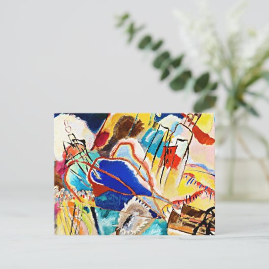 カンディンスキー – 即興30 ポストカード (スタンド正面)