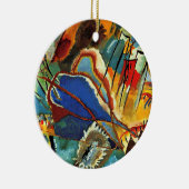 カンディンスキー – 即興30 – 大砲 セラミックオーナメント (右)