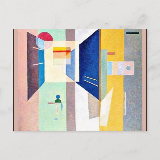 カンディンスキー – 右離れから ポストカード (正面)
