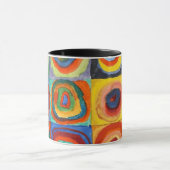 カンディンスキー – 同心円付き正方形 マグカップ (中央)