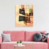 カンディンスキー – 同心円 キャンバスプリント (インサイチュ (リビング))