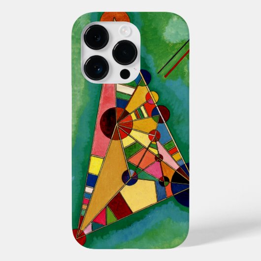 カンディンスキー 多色の三角形, Case-Mate iPhoneケース (裏面)