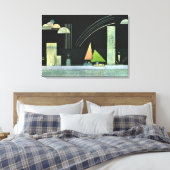 カンディンスキー – 安静時 キャンバスプリント (インサイチュ (寝室))