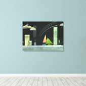 カンディンスキー – 安静時 キャンバスプリント (インサイチュ (ウッドフロア))