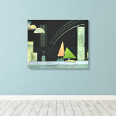 カンディンスキー – 安静時 キャンバスプリント (インサイチュ (ウッドフロア))