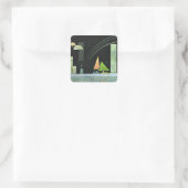 カンディンスキー – 安静時 スクエアシール (バッグ)