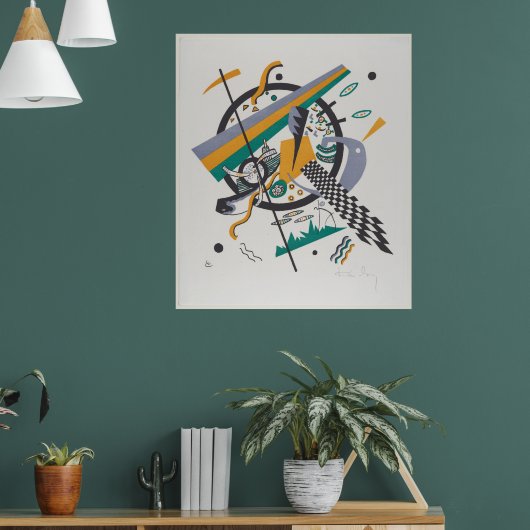 カンディンスキー「小さな世界」 1922 ポスター (リビング1)