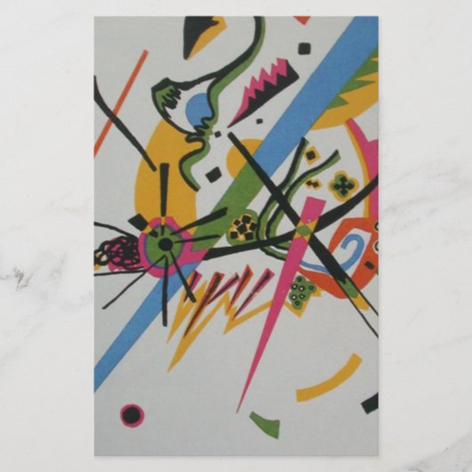 カンディンスキー 小宇宙 Kleine Welts I 便箋 (正面)