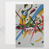 カンディンスキー 小宇宙 Kleine Welts I 便箋 (正面/裏面)