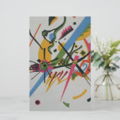 カンディンスキー 小宇宙 Kleine Welts I 便箋 (スタンド正面)