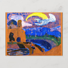 カンディンスキー – 彗星カラフル抽象芸術絵画ズ ポストカード