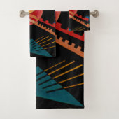 カンディンスキー – 抽象芸術解釈 バスタオルセット (インサイチュ)