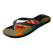 カンディンスキー – 抽象芸術解釈 ビーチサンダル (アングル)