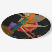 カンディンスキー – 抽象芸術解釈 ペーパープレート (アングル)