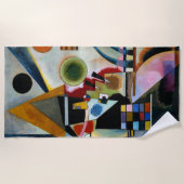 カンディンスキー – 揺れ絵画る、有名な ビーチタオル (正面)