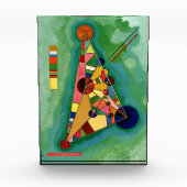 カンディンスキー – 数々のカラー三角形 フォトブロック (正面)