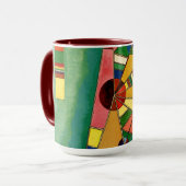 カンディンスキー – 数々のカラー三角形 マグカップ (正面左)