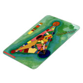 カンディンスキー – 数々のカラー三角形 マグネット (左側)