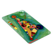 カンディンスキー – 数々のカラー三角形 マグネット (右側)