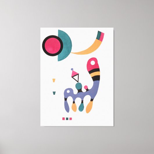 カンディンスキー – 構成 – 1944 – バウハウス –  キャンバスプリント (正面)