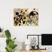 カンディンスキー – 横線 ポスター (ホームオフィス)