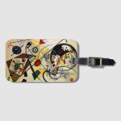 カンディンスキー – 横線 ラゲッジタグ (正面横)