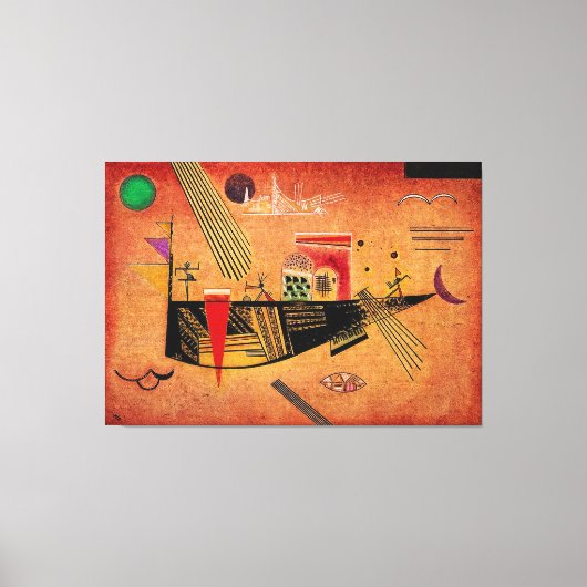 カンディンスキー - 気分屋 - 気まぐれ (Launisch) - 1930 - キャンバスプリント (正面)