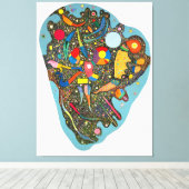 カンディンスキー – 注文蓄積 – 1938 - キャンバスプリント (インサイチュ (ウッドフロア))