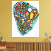 カンディンスキー – 注文蓄積 – 1938 - キャンバスプリント (インサイチュ (リビング))