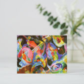 カンディンスキー – 洪水の即興演奏、大洪水 ポストカード (スタンド正面)