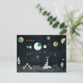 カンディンスキー – 浅い深い ポストカード (スタンド正面)