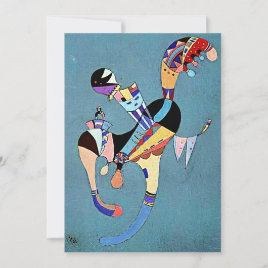 カンディンスキー – 浮き上がった姿、 カード (正面)