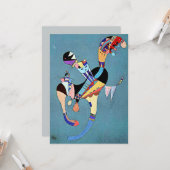 カンディンスキー – 浮き上がった姿、 カード (正面/裏面インサイチュ)