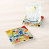 カンディンスキー 海戦 1913 ガラスコースター (アングル)